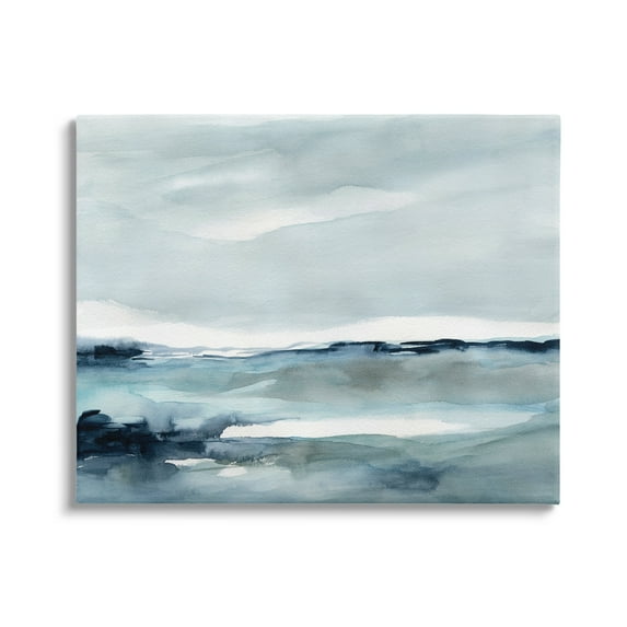 Stupell Industries Desolated Northern Polar Ocean Abstract Scenery View ,40 x 30, Design by Carol Robinson