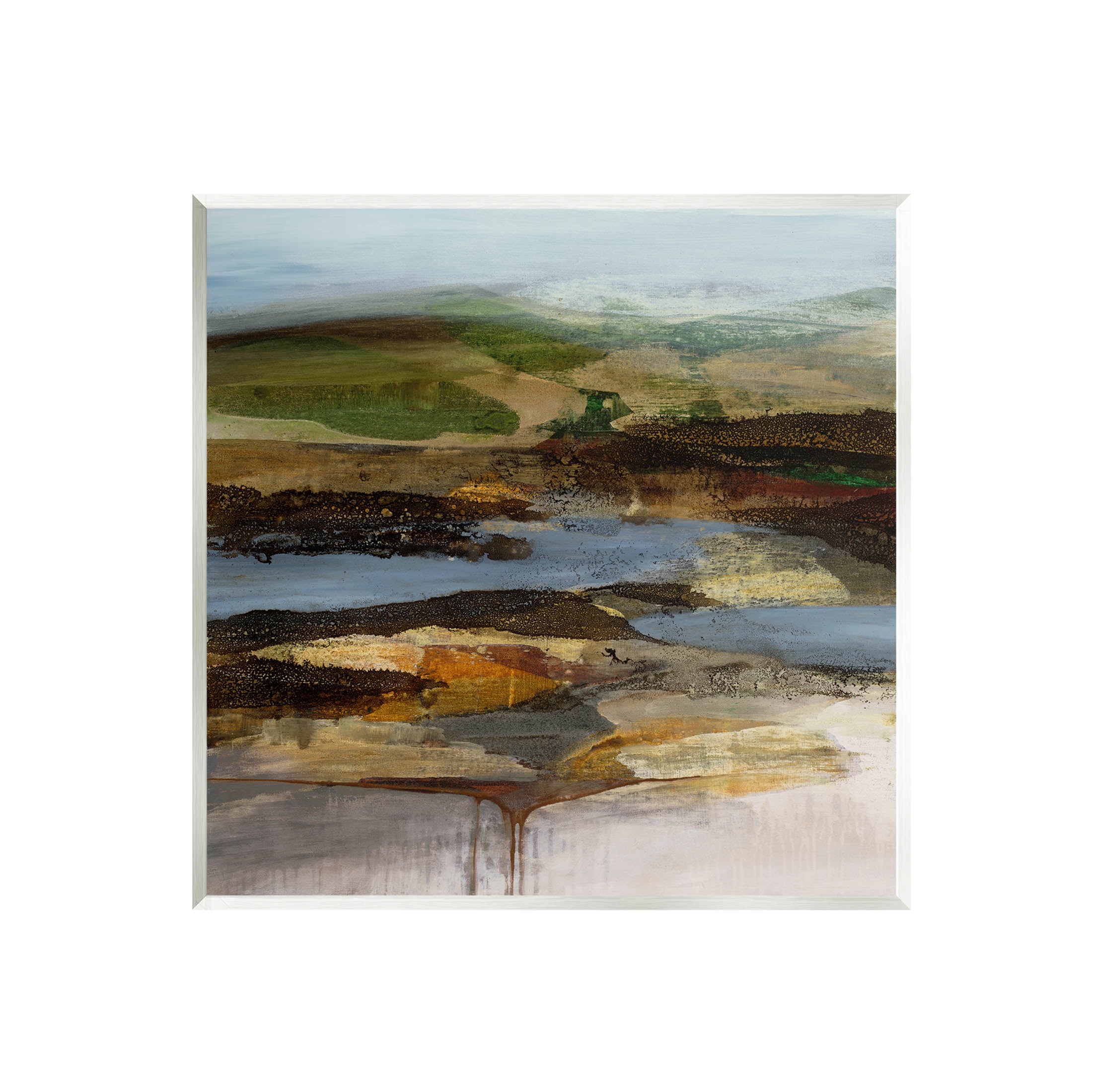 Stupell Industries Detailed Abstract Landscape Horizon Painting Unframed Art Print Wall Art, Design by Ruth Fromstein