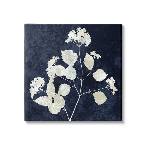 Stupell Industries Detailed Abstract Plant Leaves Shapes Modern Botanicals Graphic Art Gallery Wrapped Canvas Print Wall Art, Design by Danielle Carson