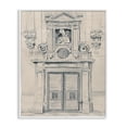 thumbnail image 1 of Stupell Industries Detailed Architecture Door Town & City Drawing White Framed Art Print Wall Art, 11 x 14, 1 of 10