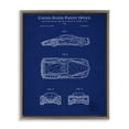 thumbnail image 1 of Stupell Industries Industrial Detailed Car Blueprint Brown Floating Frame Canvas Art, 17 x 21, by Karl Hronek, 1 of 8