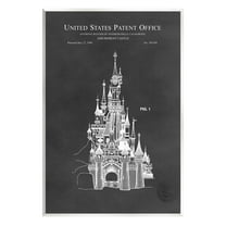 Stupell Industries Detailed Castle Diagram Chart Graphic Art Unframed Art Print Wall Art, Design by Karl Hronek