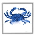 thumbnail image 1 of Stupell Industries Detailed Crab Wildlife Blue Ocean Sea Life Painting Gray Framed Art Print Wall Art, Design by Patti Mann, 1 of 7