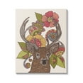 thumbnail image 1 of Stupell Industries Detailed Deer Wild Floral Blossoms Mandala Fractals Graphic Art Gallery Wrapped Canvas Print Wall Art, Design by Valentina Harper, 1 of 5