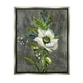 thumbnail image 1 of Stupell Industries Detailed Flower Buds Bloom Graphic Art Luster Gray Floating Framed Canvas Print Wall Art, Design by Liz Jardine, 1 of 6