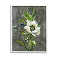 thumbnail image 1 of Stupell Industries Detailed Flower Buds Bloom Graphic Art White Framed Art Print Wall Art, Design by Liz Jardine, 1 of 7