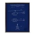 thumbnail image 1 of Stupell Industries Traditional Detailed Helicopter Blueprint Black Floating Frame Canvas Art, 17 x 21, by Karl Hronek, 1 of 8
