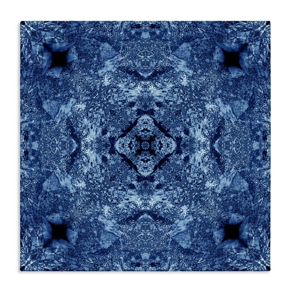 Stupell Industries Detailed Mosaic Motif Abstract Painting Wrapped Canvas Art Print Wall Art, 17 x 17