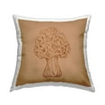 thumbnail image 1 of Stupell Industries Detailed Mushroom Botanical Forest Vegetation Design by Ziwei Li Throw Pillow, 1 of 6