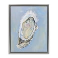 thumbnail image 1 of Stupell Industries Coastal Detailed Oyster on Blue Gray Floating Frame Canvas Art, 17 x 21, by Arlington Prints, 1 of 8