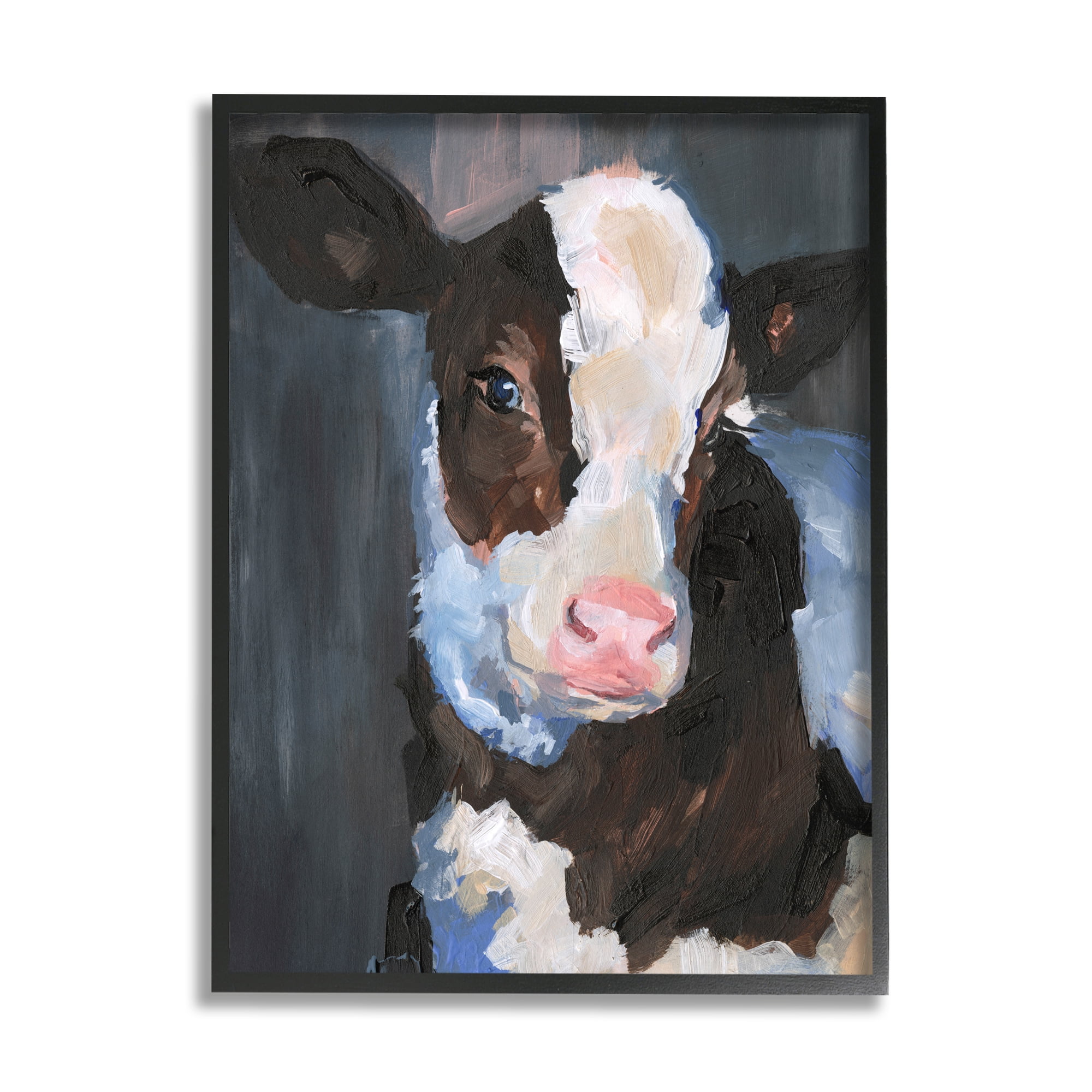Stupell Industries Detailed Painterly Country Cow Calf Cattle Portrait , 16 x 20, Design by Jennifer Paxton Parker