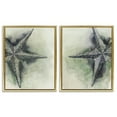 thumbnail image 1 of Stupell Industries Detailed Starfish Sand Beach Nautical & Beach Painting Gold Floater Framed Canvas Art Print Wall Art, 31 x 25, Set of 2, 1 of 10
