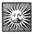 thumbnail image 1 of Stupell Industries Detailed Sun with Face Landscape Painting Black Framed Art Print Wall Art, 17 x 17, 1 of 9