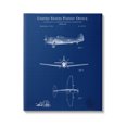 thumbnail image 1 of Stupell Industries Detailed US Airplane Blueprint Graphic Art Gallery Wrapped Canvas Print Wall Art, Design by Karl Hronek, 1 of 7