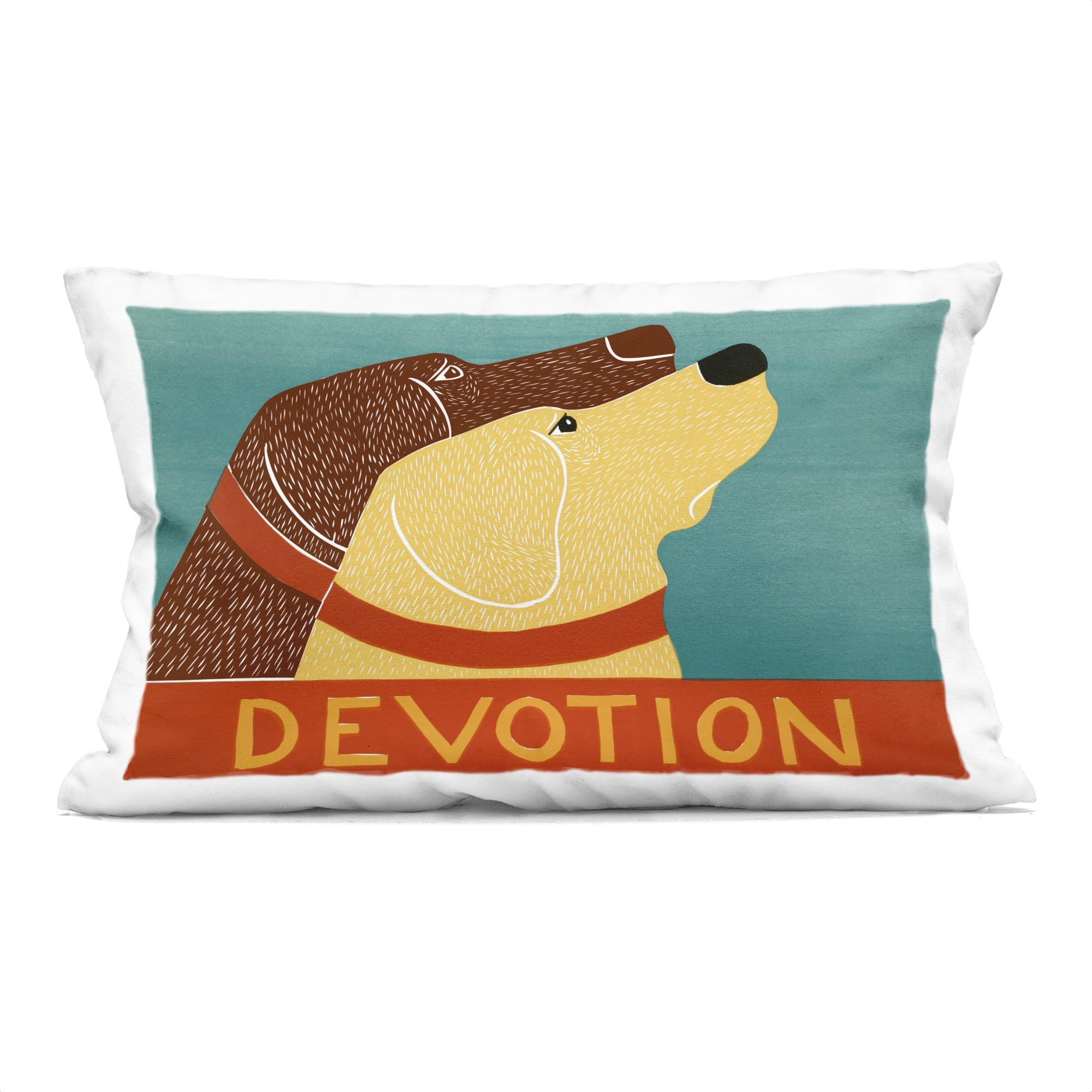 Stupell Industries Devotion Dog Duo Decorative Printed Throw Pillow, design by Stephen Huneck