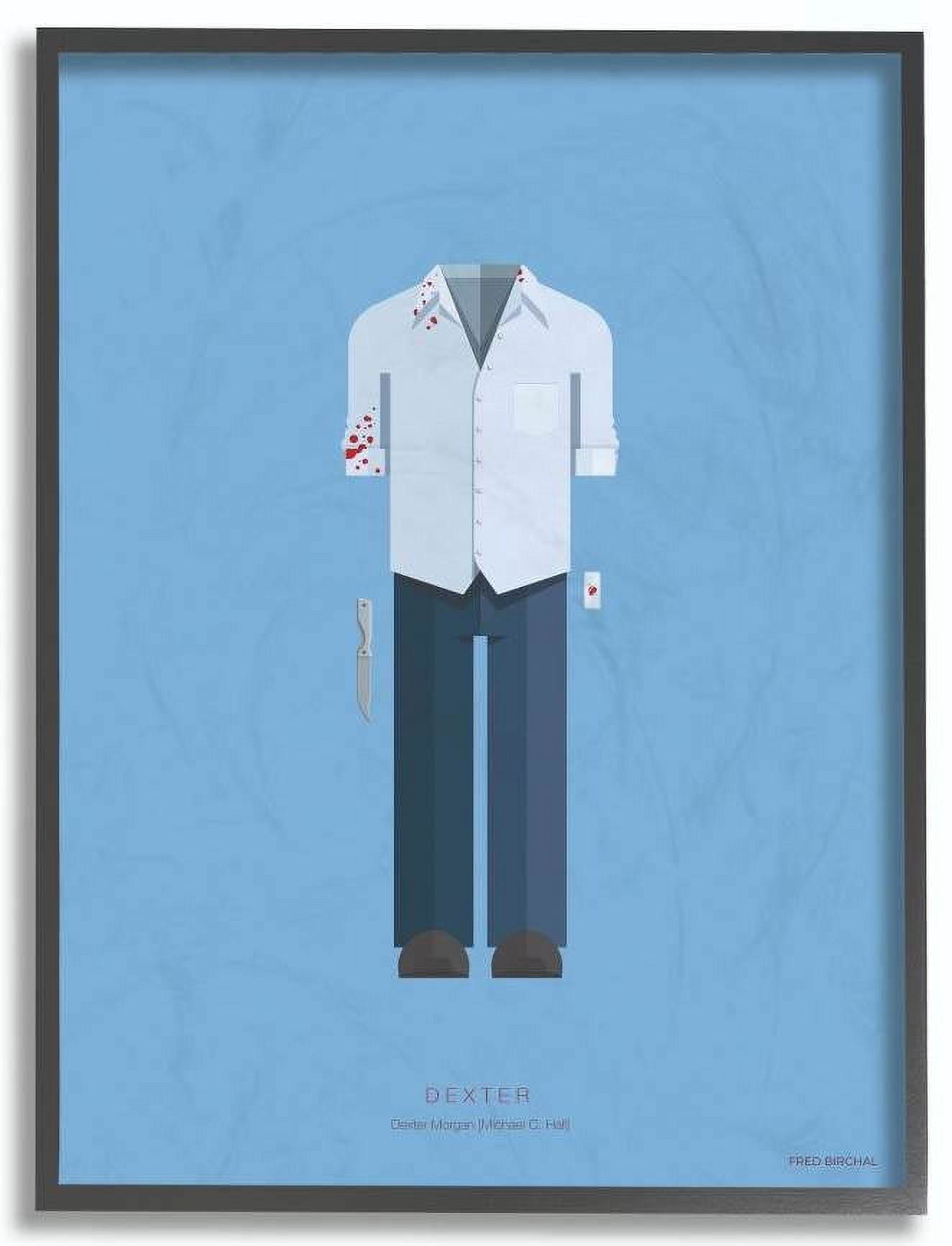 Stupell Industries Dexter Famous People Characters Fashion Design Framed Wall Art by Fred Birchal