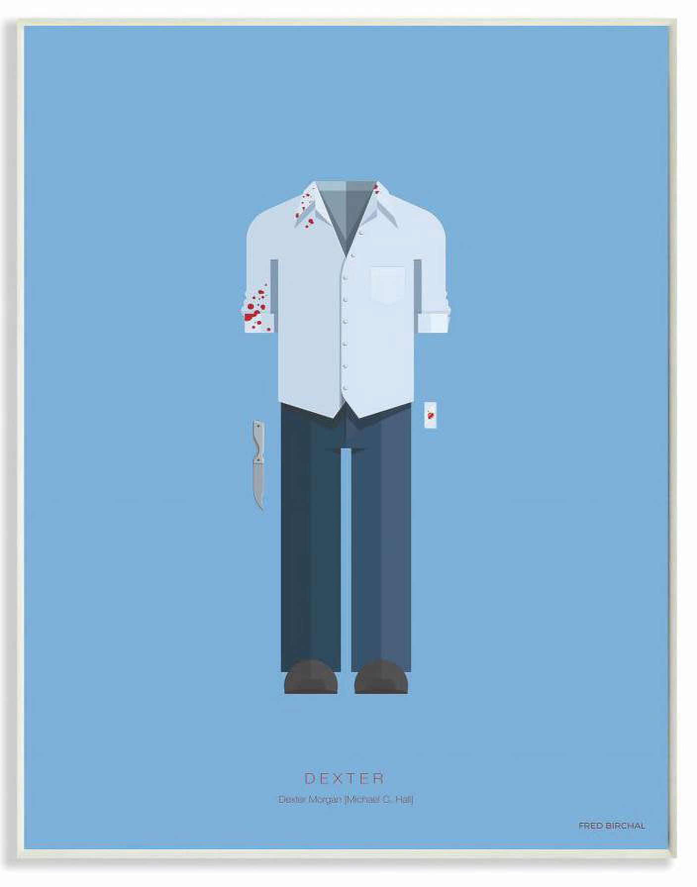Stupell Industries Dexter Famous People Characters Fashion Design Wall Plaque by Fred Birchal