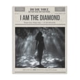 thumbnail image 1 of Stupell Industries Shabby Chic Diamond Chic Newspaper Canvas Art, 30 x 40, by A Barefoot Stylist, 1 of 8