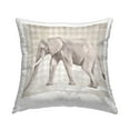 thumbnail image 1 of Stupell Industries Diamond Pattern Traditional Elephant Printed Throw Pillow Design by Karen Smith, 1 of 6