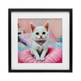 thumbnail image 1 of Stupell Industries Diamonds & Cuddles Kitten Black Framed Print Under Glass design by Tabz Jones, 13 x 13, 1 of 10