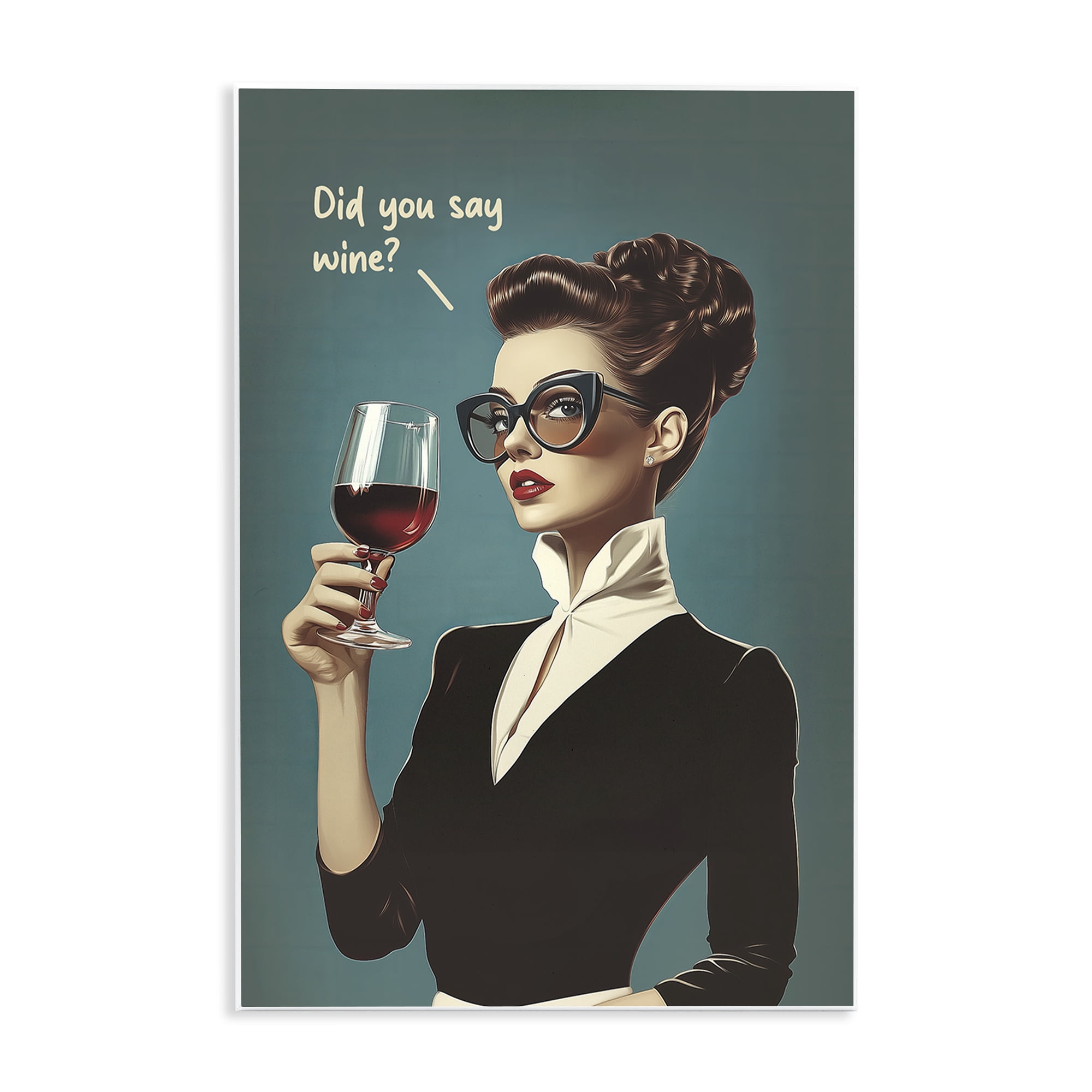 Stupell Industries Did You Say Wine Wall Plaque Art, design by Andreas Magnusson