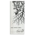 thumbnail image 1 of Stupell Industries Dig Your Own Roots Empowering Botanical Quote Canvas Wall Art, 13 x 30, Design by Daphne Polselli, 1 of 5