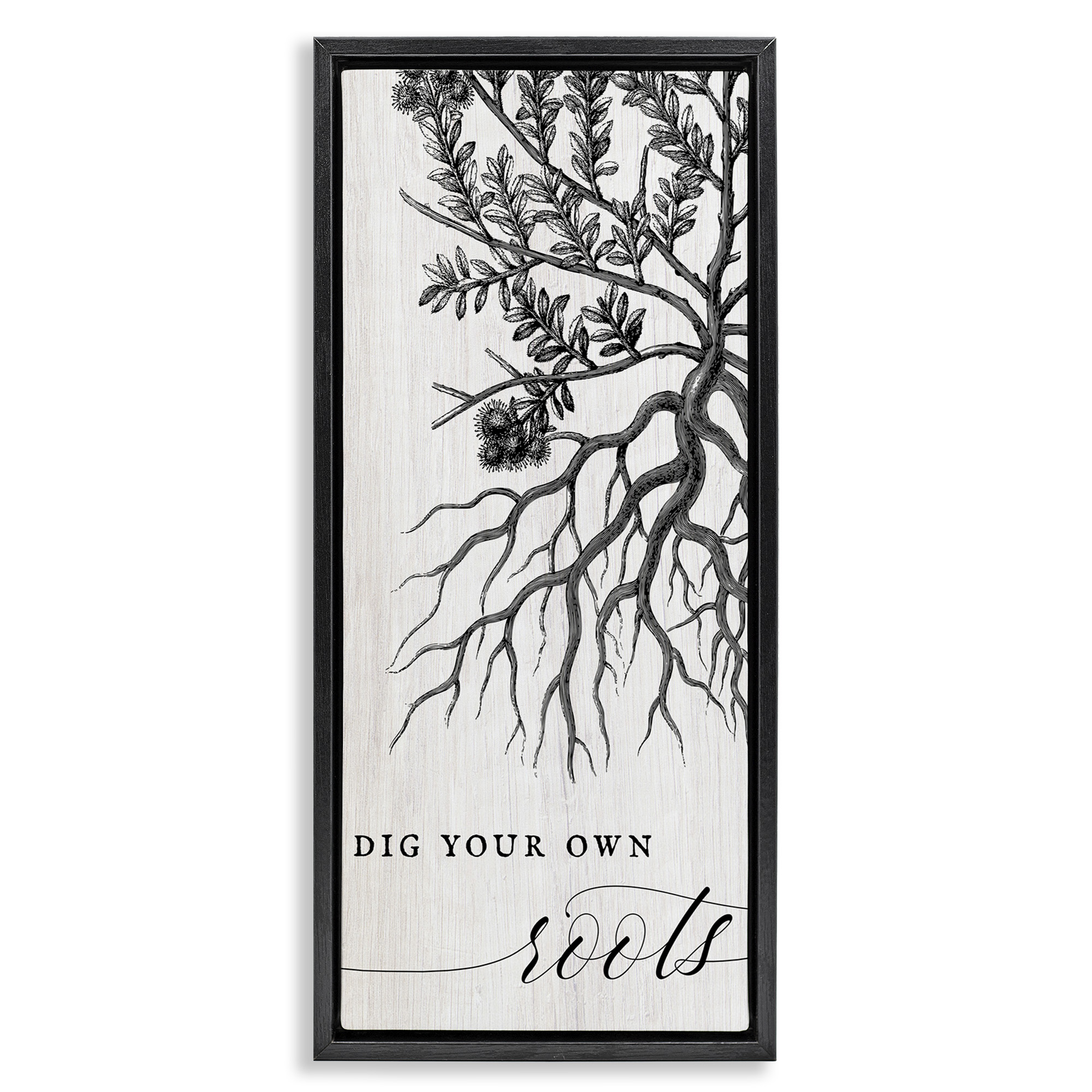 Stupell Industries Dig Your Own Roots Empowering Inspirational Painting
