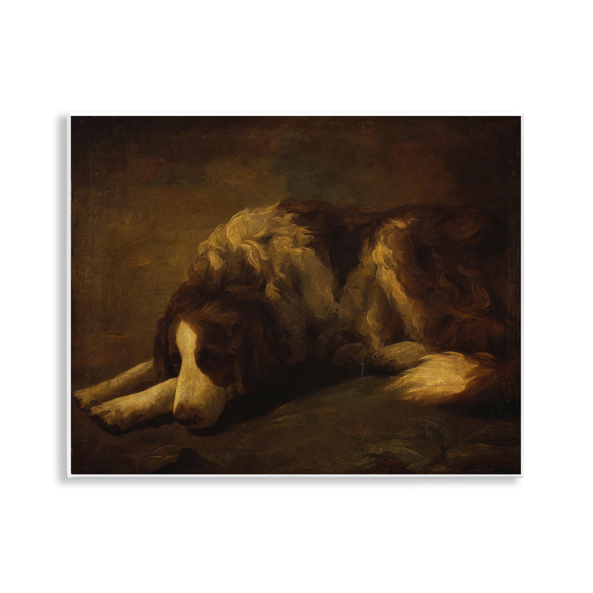 Stupell Industries Dim Lighted Classic Dog Wall Plaque Art, design by Lil' Rue