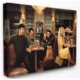 thumbnail image 1 of Stupell Industries Diner Dinner Vintage Hollywood Movie Star Classic Illustration Canvas Wall Art by Jadei Graphics, 1 of 3