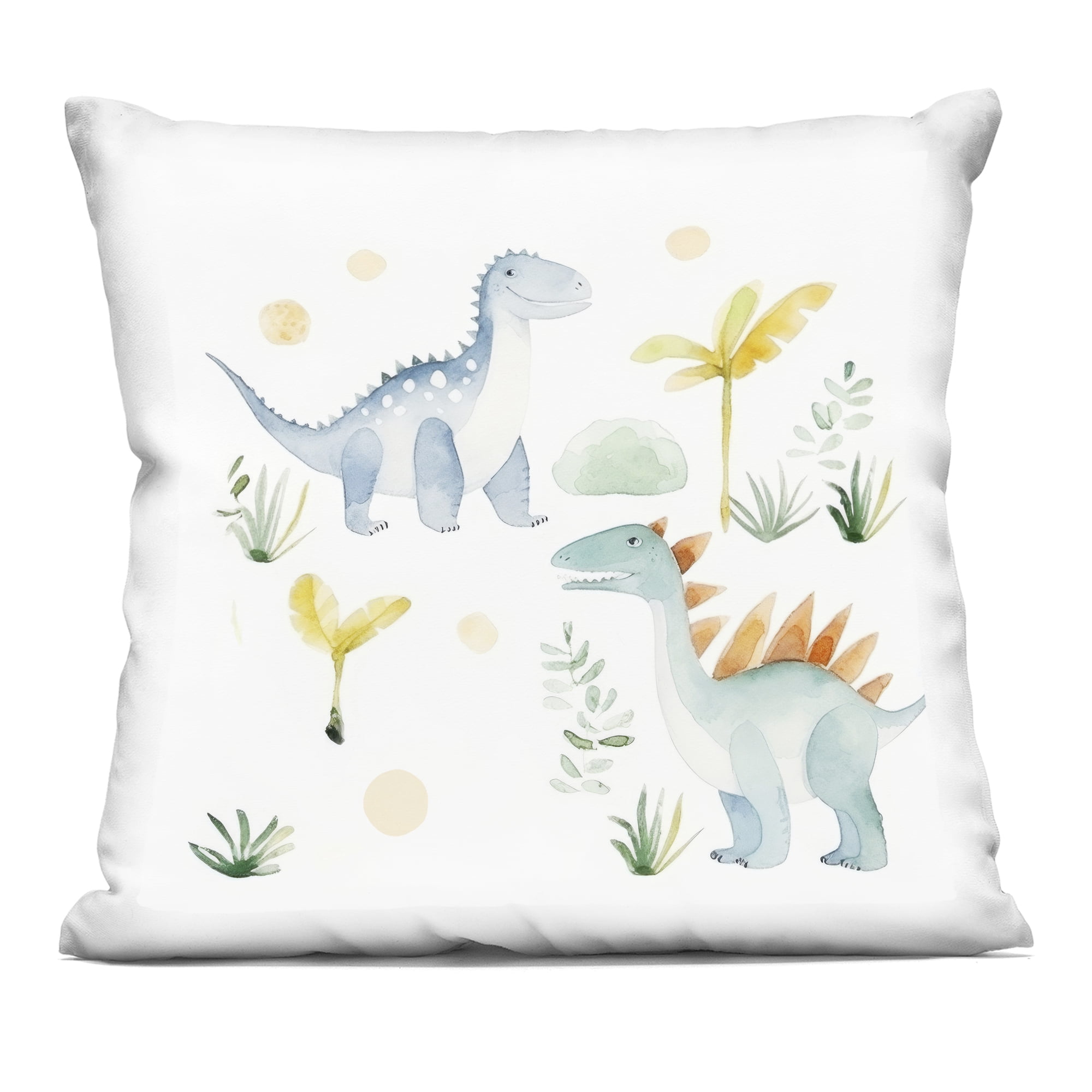 Stupell Industries Dino Wonderland Friends Decorative Printed Throw Pillow, design by Lazar Studio, 18 x 7 x 18