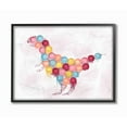 thumbnail image 1 of Stupell Industries Dinosaur Paint Cups Red Yellow Kids Design Framed Wall Art by Ziwei Li, 1 of 6
