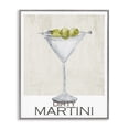 thumbnail image 1 of Stupell Industries Modern Dirty Martini Olives Gray Framed Giclee Art, 11 x 14, by Kim Allen, 1 of 8