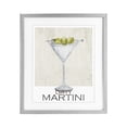 thumbnail image 1 of Stupell Industries Modern Dirty Martini Olives Gray Framed Print Under Glass, 17 x 21, by Kim Allen, 1 of 8