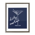 thumbnail image 1 of Stupell Industries Farmhouse Dirty Martini on Blue Brown Floating Frame Canvas Art, 25 x 31, by Lettered and Lined, 1 of 8
