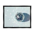 thumbnail image 1 of Stupell Industries Disco Ball Glimmer Reflection Graphic Art Jet Black Floating Framed Canvas Print Wall Art, Design by Ziwei Li, 1 of 8