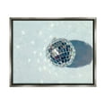 thumbnail image 1 of Stupell Industries Disco Ball Glimmer Reflection Graphic Art Luster Gray Floating Framed Canvas Print Wall Art, Design by Ziwei Li, 1 of 8