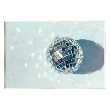 Stupell Industries Disco Ball Glimmer Reflection Graphic Art Unframed Art Print Wall Art, Design by Ziwei Li