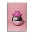 thumbnail image 1 of Stupell Industries Disco Ball with Cowboy Hat Performing Arts Painting Gray Framed Art Print Wall Art, 16 x 24, 1 of 10