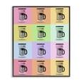 thumbnail image 1 of Stupell Industries Eclectic Disco Coffee Maker Collage Black Framed Giclee Art, 16 x 20, by LISH Creative, 1 of 8