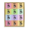 thumbnail image 1 of Stupell Industries Eclectic Disco Coffee Maker Collage Gold Floating Frame Canvas Art, 25 x 31, by LISH Creative, 1 of 8
