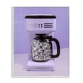 thumbnail image 1 of Stupell Industries Art Deco Disco Coffee Maker over Purple White Framed Giclee Art, 24 x 30, by LISH Creative, 1 of 8