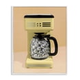 thumbnail image 1 of Stupell Industries Eclectic Disco Coffee Maker over Yellow White Framed Giclee Art, 24 x 30, by LISH Creative, 1 of 8