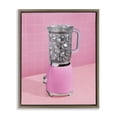 thumbnail image 1 of Stupell Industries Contemporary Disco Drink Blender over Pink Brown Floating Frame Canvas Art, 25 x 31, by LISH Creative, 1 of 8