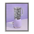 thumbnail image 1 of Stupell Industries Modern Disco Drink Blender over Purple Gray Floating Frame Canvas Art, 25 x 31, by LISH Creative, 1 of 8
