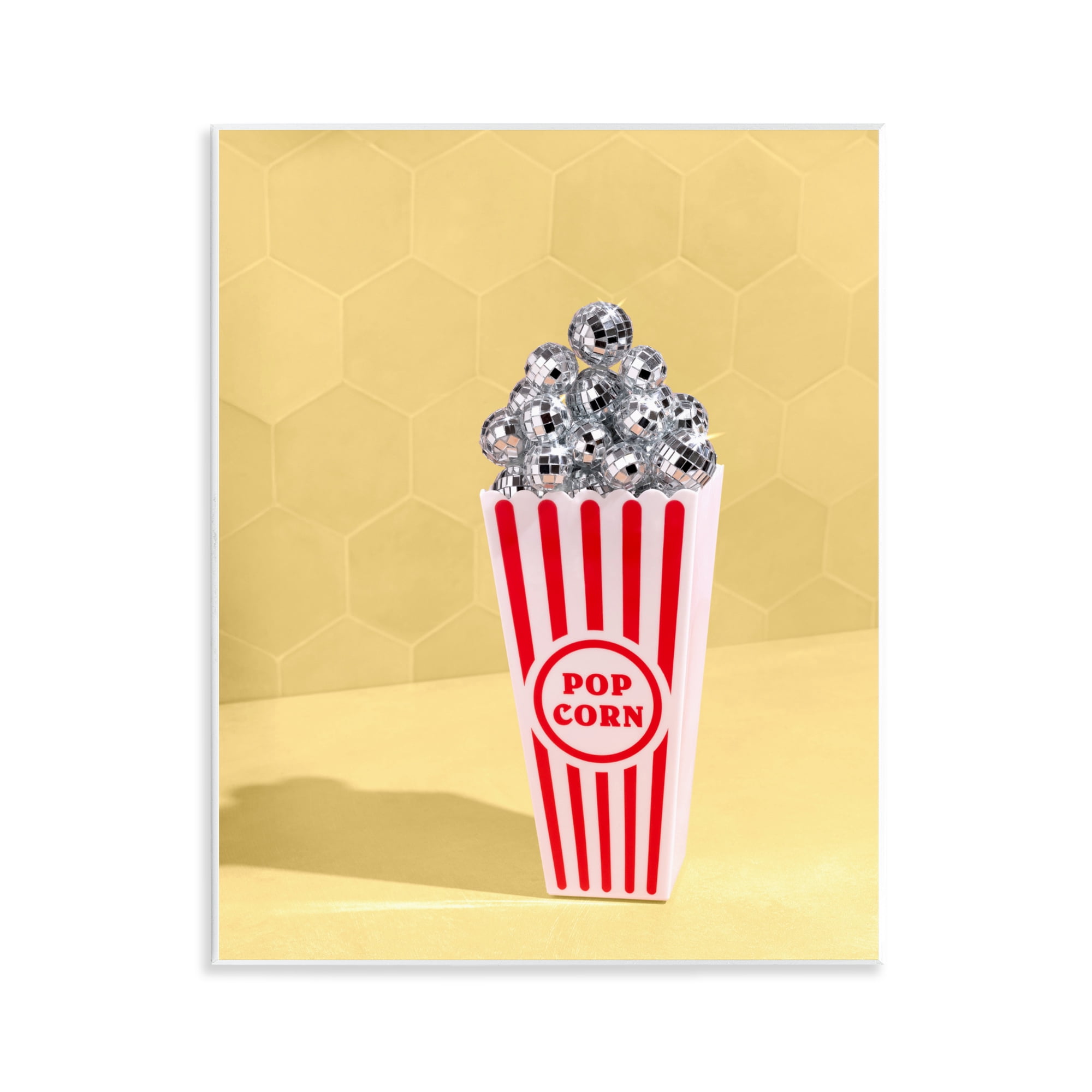 Stupell Industries Disco Filled Popcorn Wall Plaque Art, design by LISH Creative
