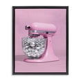 thumbnail image 1 of Stupell Industries Contemporary Disco Kitchen Mixer over Pink Black Floating Frame Canvas Art, 17 x 21, by LISH Creative, 1 of 8