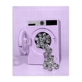 thumbnail image 1 of Stupell Industries Eclectic Disco Laundry Machine over Purple Canvas Art, 24 x 30, by LISH Creative, 1 of 8