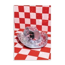 Stupell Industries Disco Patterned Cowboy Hat Performing Arts Painting Unframed Art Print Wall Art, 10 x 15