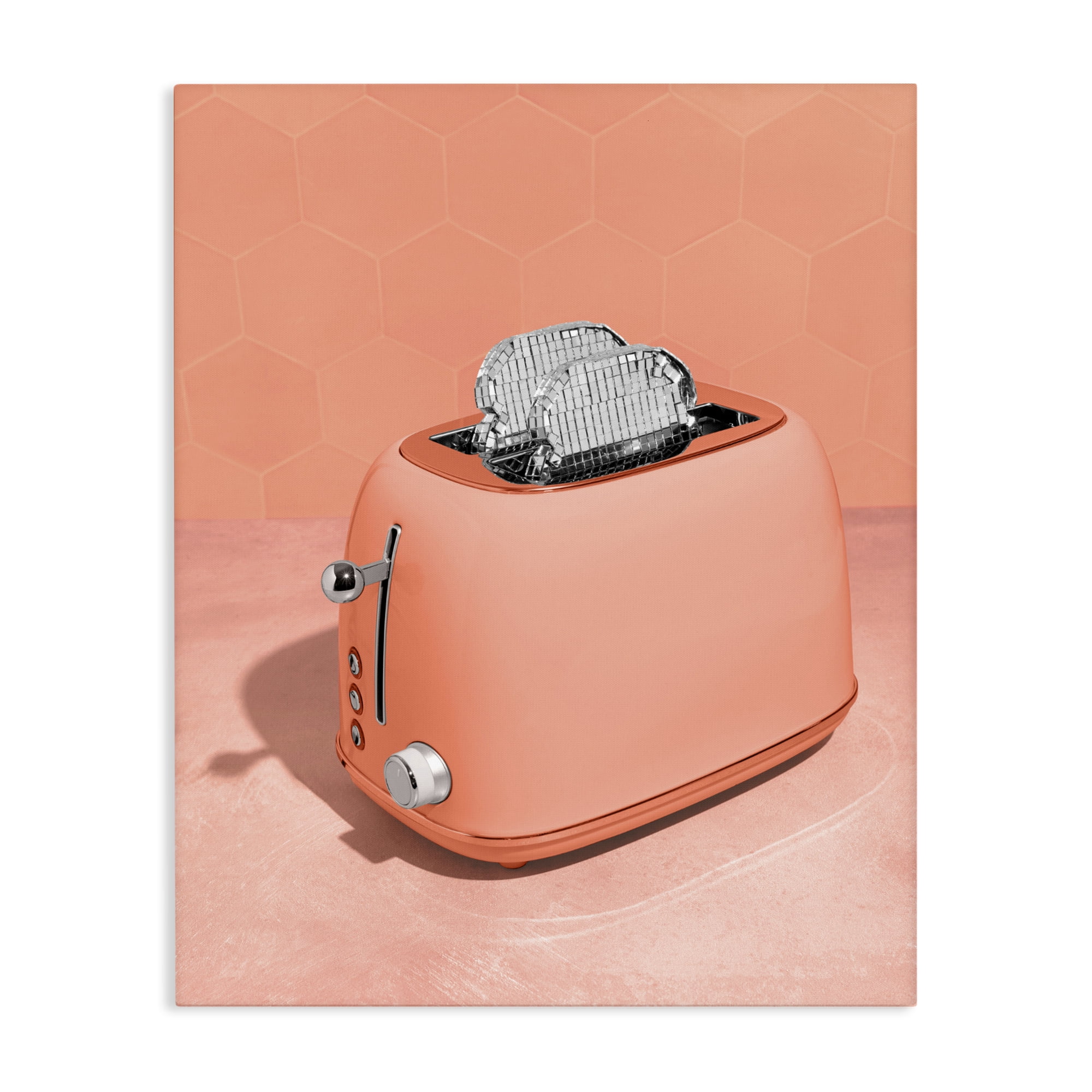 Stupell Industries Disco Toast over Orange Canvas Wall Art, design by LISH Creative