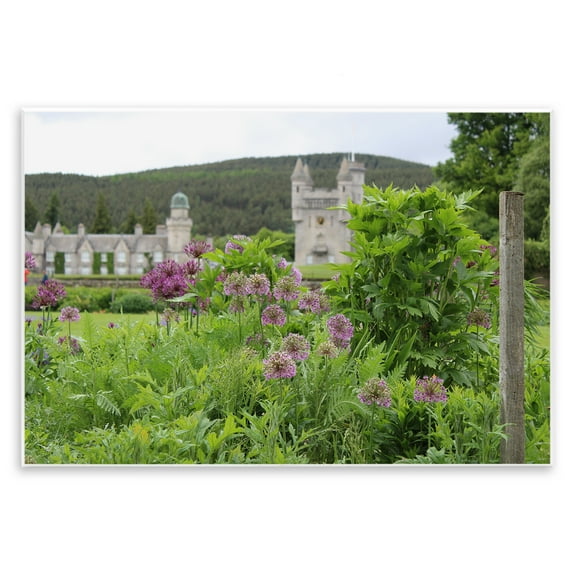 Stupell Industries Distant Castle View Landscape & Nature Photography Unframed Art Print Wall Art, 15 x 10